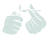 a close up of a logo